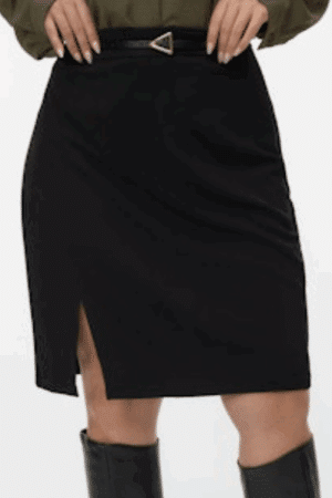 VMCALLISON HW SLIT SKIRT JRS  SORT