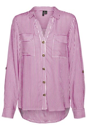 VMBUMPY L/S SHIRT NEW WVN NOOS CORAL PARADISE