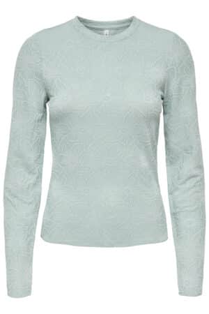 ONLVELMA L/S O-NECK TOP JRS  JADEITE