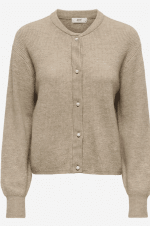 JDYLUMI LIFE L/S BUTTON CARDIG SILVER MINK