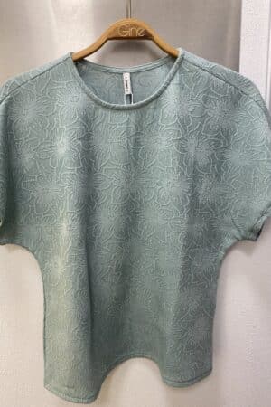 ONLVELMA S/S LOOSE O-NECK TOP JADEITE