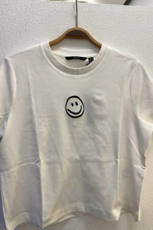 VMSARA METTE SS TOP BOX JRS NO SNOW WHITE/1 SMILE