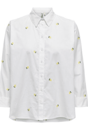 ONLNEW LINE GRACE EMB DETAILS BRIGHT WHITE