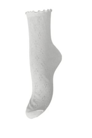 PCTHERESE POINTELLE SOCKS NOOS HVID