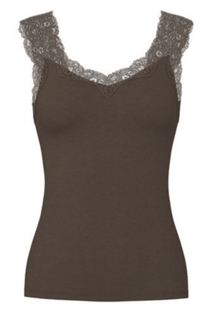 PCBARBERA LACE TOP NOOS HOT FUDGE