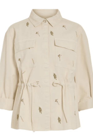 VIDENY L/S EMBROIDERI JACKET BIRCH