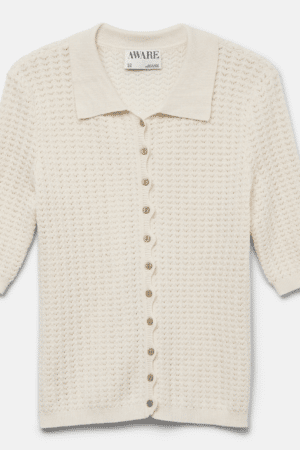 AWPANAMA 2/4 KNIT CARDIGAN  BIRCH