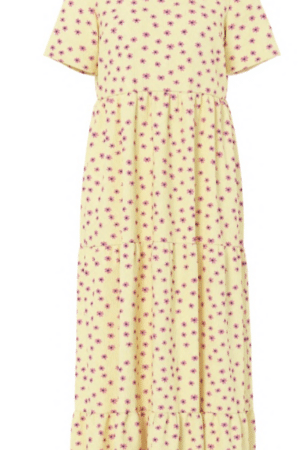 PCEVIE SS ANKLE DRESS NOOS  FRENCH VANILLA