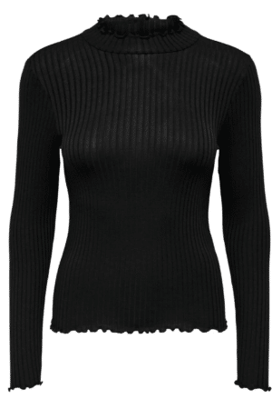 JDYFRANSISKA L/S HI-NCK TOP SORT