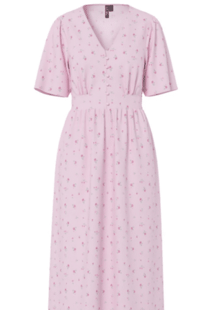 PCTALA SS MIDI DRESS  ROSEATE