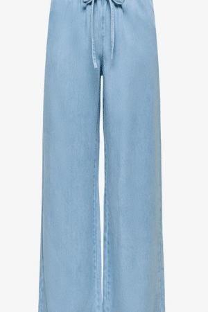 JDYMIRA MW WIDE STRING PANT LIGHT BLUE DENIM