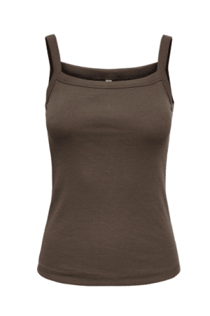 ONLVIRA SL RIB TOP  CHOCOLATE MARTINI