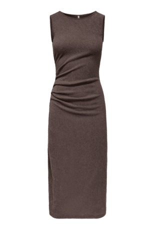 ONLAVA SL LONG DRESS BRUN