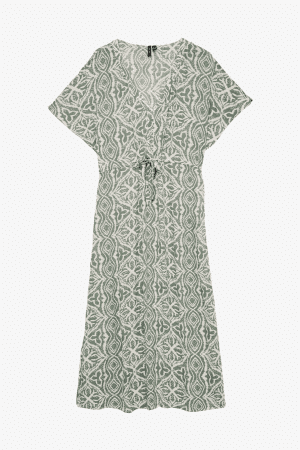 VMMENNY SS 7/8 KAFTAN WVN GA LAUREL WREATH/CAMILLE