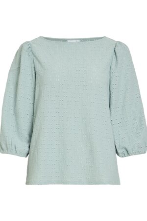 VIFRIMA BOAT NECK 3/4 TOP BLUE SURF