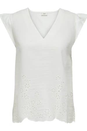 JDYYSTA LIFE SL BRODERI ANGL T CHICORY COFFEE