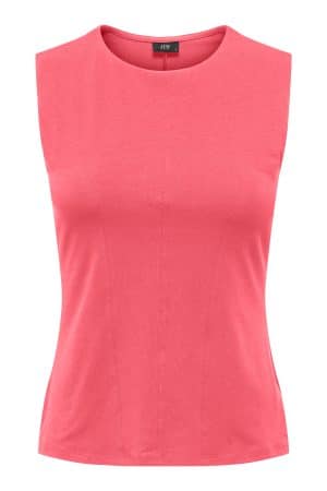 JDYAVA SL O NECK TOP CORAL