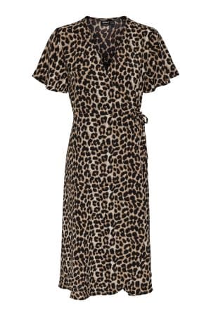 ONLCALI LIFE SS WRAP DRESS LEO
