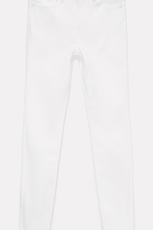 VMFLASH MR SKINNY JEANS HVID