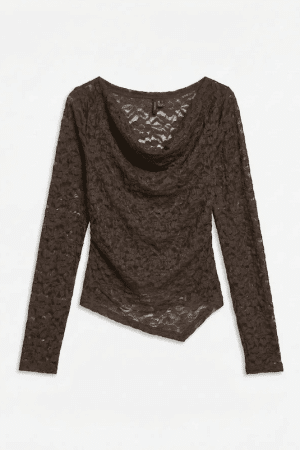 VMTALULA LS BOAT TOP JRS CHICORY COFFEE