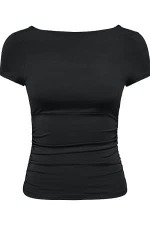 ONLEVELYN SS BOATNECK TOP JRS SORT