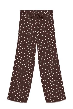 VMELISA NW WIDE TIE PANT  CHOCOLATE MARTINI