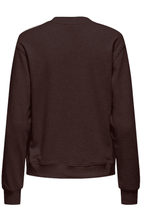 JDYAMALFI LIFE L/S SWEAT  COFFEE BEAN
