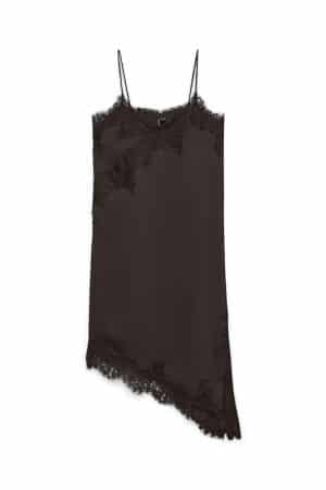VMNOVI LACE SINGLET DRESS CHICORY COFFEE