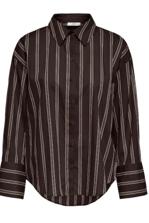 JDYSERENA L/S SHIRT WVN NOOS CHOCOLATE TORTE/W. MOON RO