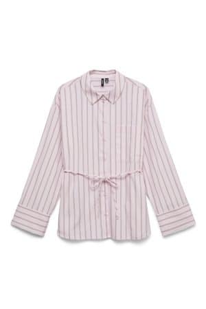 VMGINA BELT  LS SHIRT PINK