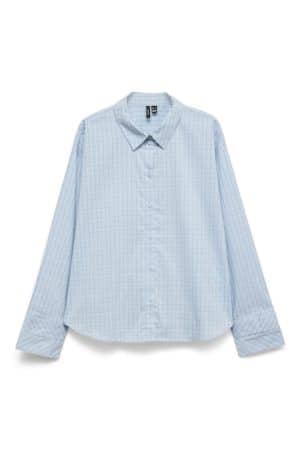 VMMONDAY L/S SHIRT WVN  CASHMERE BLUE