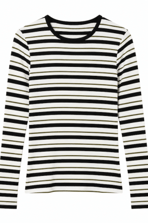 ONLELLI L/S RIB TOP CLOUD DANCER