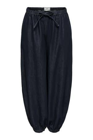 JDYSANSA MW GENIE PANT  DARK BLUE DENIM