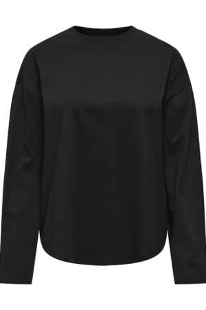 ONLHAPPY L/S O-NECK TEE CC JRS BLACK