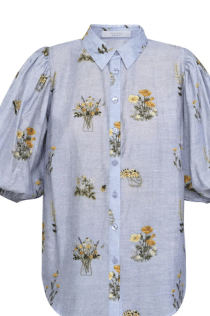 ELLA-SH87 BLUE FLOWER