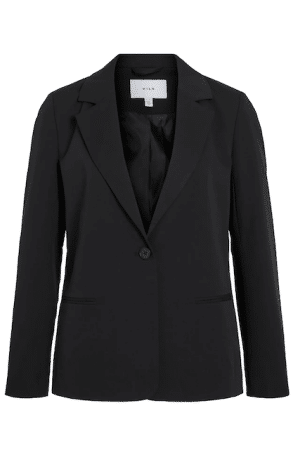 VIBELLA L/S BLAZER NOOS  SORT