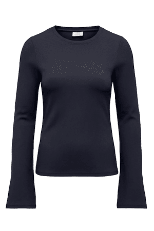 JDYMATI L/S O-NECK TOP  NIGHT SKY
