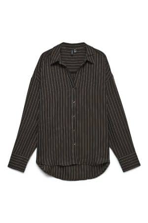 VMMELANEY QUEENY LS SHIRT NOOS CHOCOLATE TORTE/W. MOON RO