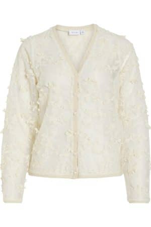 VIJULIETTA V-NECK L/S KNIT CAR BIRCH