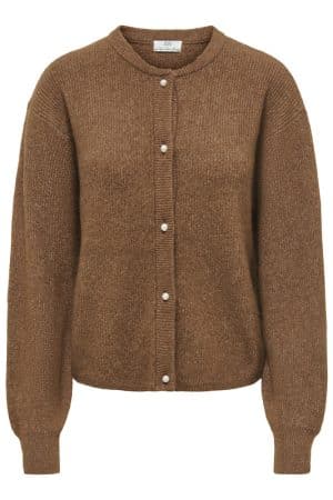 JDYLUMI L/S BUTTON CARDIGA KNT TOFFEE/MELANGE