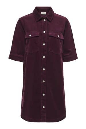 JDYSHIRAZ S/S BUTTON DRESS PNT FIG