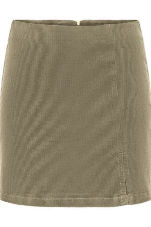 ONLFLORA HW CORD SHORT SKIRT WEATHERED TEAK