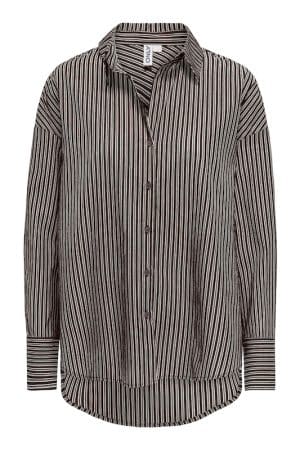 ONLOREGON ASSY L/S SHIRT WVN COFFEE BEAN