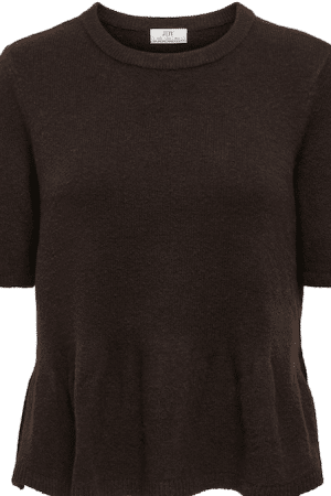 JDYBRILLIANT LIFE S/S KNIT COFFEE BEAN