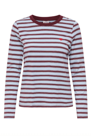 JDYPISA L/S PRINT TOP JRS NOOS CASHMERE BLUE