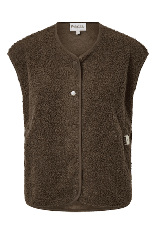 PCKATTY TEDDY VEST NOOS MOREL