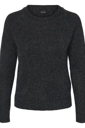 VMDOFFY LS O-NECK BLOUSE  BLACK