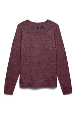 VMDOFFY LS O-NECK BLOUSE  WINDSOR WINE