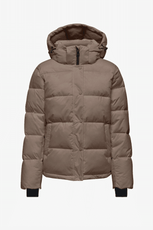 ONLANN PREMIUM PUFFER REGULAR TAUPE GRAY/ W. MELANGE