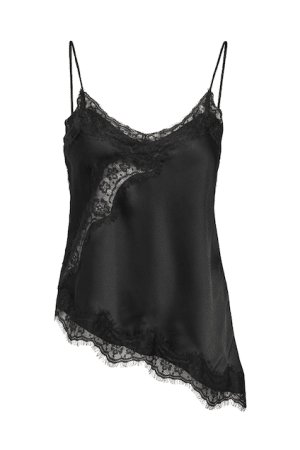 JDYFIFI S/L ASYM LACE SINGLET  BLACK